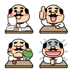 動かない♡可愛いおぢさんのデスクワーク