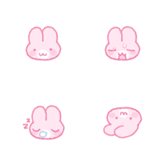 小さくてかわいいウサギの絵文字