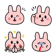 リアクションに使えるうさぎさん