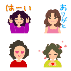 Girls with beautiful hair