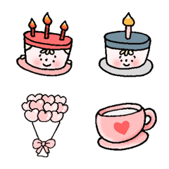 肥肥與阿胡-生日表情貼