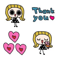 nenerin色んな絵文字セット1175可愛い