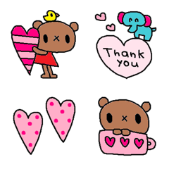 nenerin色んな絵文字セット1176可愛い