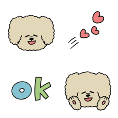 動くトイプーちゃんの毎日絵文字2