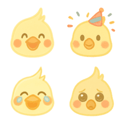 Kii-chan the Cockatiel Emojis