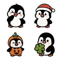 อิโมจิ เพนกวินคิ้วท์ๆ