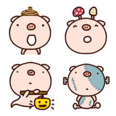yuko's pig (autumn) Emoji