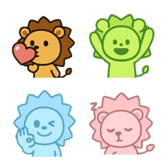 Multi Color Lion Friends
