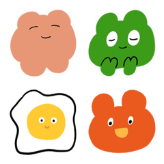 くまだよぽんこのたのしい絵文字 vol.1