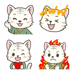 every day! cute white tiger Emoji