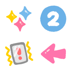 實用生活 動態表情貼-5♡小編 裝飾 工作