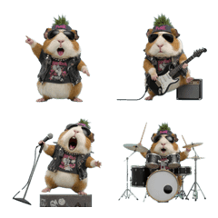 Punk Rock Guinea Pig