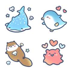 ゆるっと毎日水族館&深海絵文字8