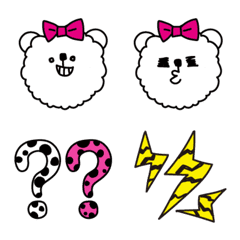 A simple and cute white dog.