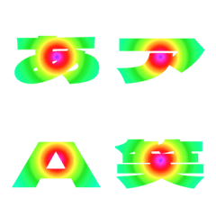 Cut-Emoji Deco Text(Kana/Alphanum) 431