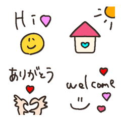 【日常絵文字】挨拶set