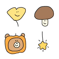 ◯秋を感じるくま太郎◯