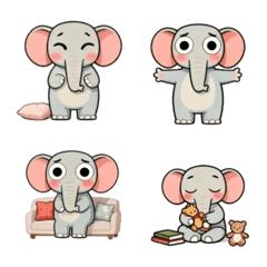 Pink Ear Elephant(40 sets)