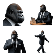 Businessman gorilla