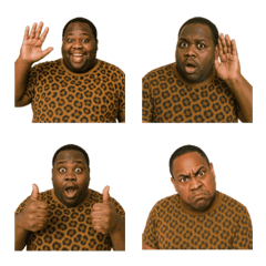 黒人のリアクション絵文字3