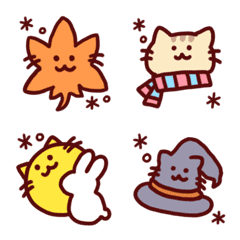Autumn's cat emoji [Halloween etc.]