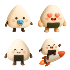 [Emoji] 3D Rice Ball