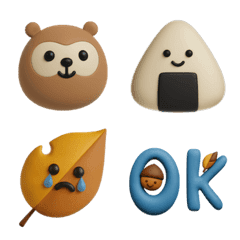 motto's 3D Autumn Emojis