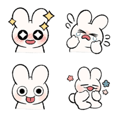 A bit weird rabbit Emoji