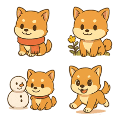 えずころ〜豆柴の表情絵文字