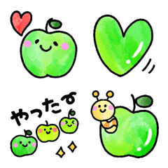 グリーンアップル、青りんご、ひたすら。