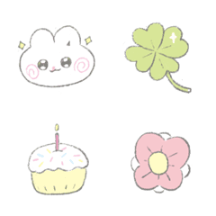 ほのかなユニコーンウサギ