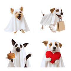 萬聖節狗狗幫表情符號