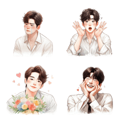 我心中的帥哥表情符號 2