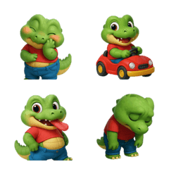 調皮鱷魚表情符號