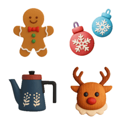 冬の北欧風＊ナチュラル絵文字