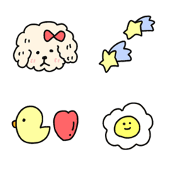 可愛いhappyな絵文字