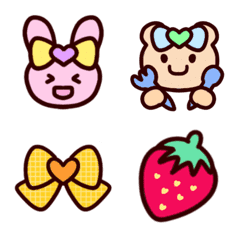 Usa-chanKuma-chan Cozy Daily Emoji