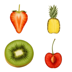 カットフルーツ♩絵文字