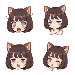 可愛い猫耳少女：毎日癒やし！