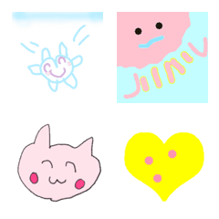 5歳の女の子が書いた絵文字