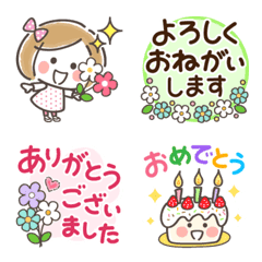 ほんわかさんの見やすい絵文字　No.2