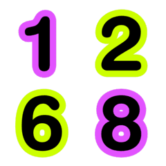 ชุด รวม อิโมจิ ตัวเลข 3