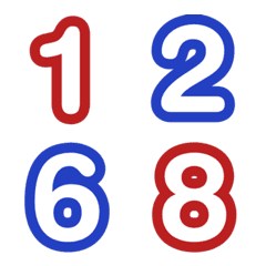 ชุด รวม อิโมจิ ตัวเลข 4