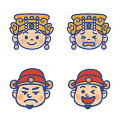 陪伴你的日常媽祖娘娘+財神(藍色)