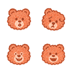 捲毛泰迪熊好可愛！(橘色)