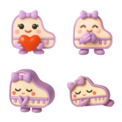 Pianon-chan Cute Emoji Set vol.1