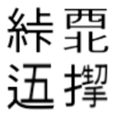 Unicode未使用の文字