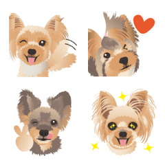 ヨーキー♡ココア姉妹の可愛い絵文字