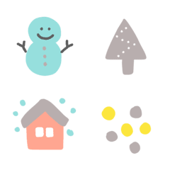 おしゃれ◯冬の絵文字