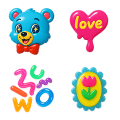 cute jelly-gloss emoji